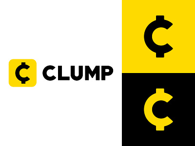 Clump - Logo for currency exchange app brand brand identity c letter logo c logo clump logo logo design