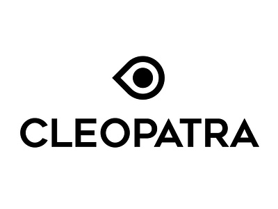 Cleopatra logo concept brand branding flat hunt husser icon logo simple text text logo typogaphy typography