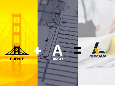 Constructora Grupo Argo branding design logo