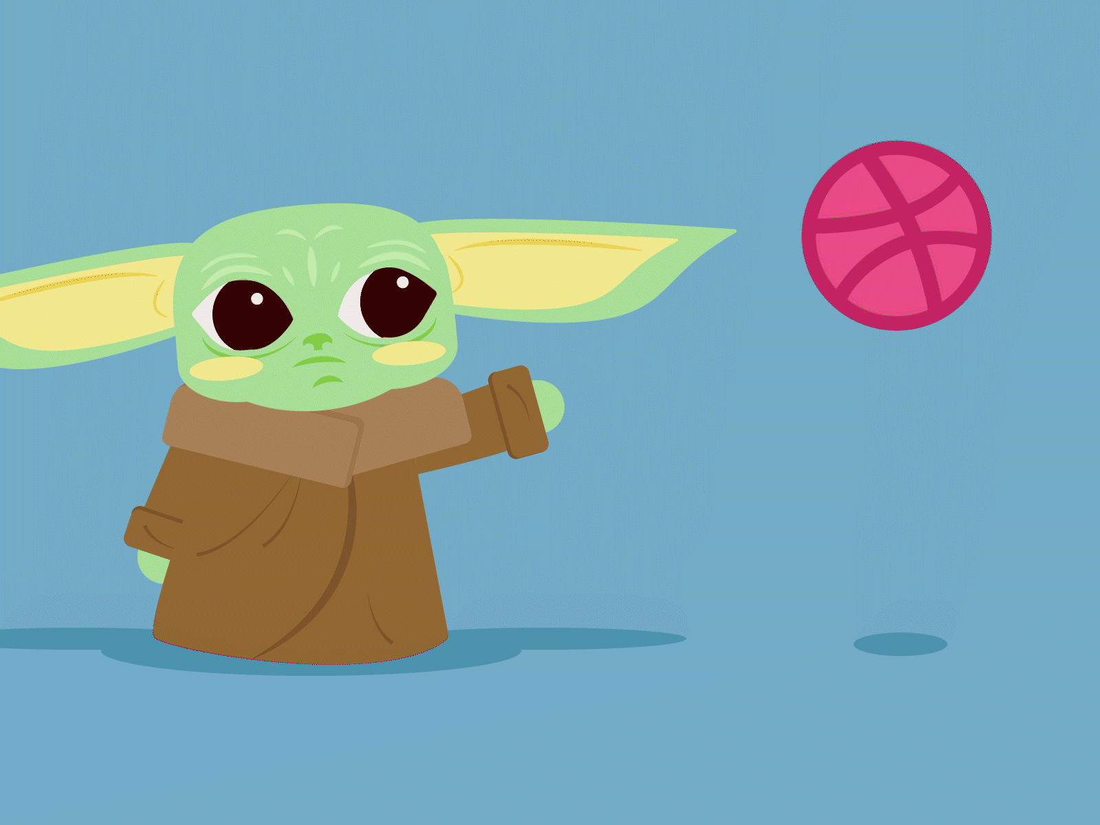 The Mandalorian Baby Yoda by Visual Fear on Dribbble