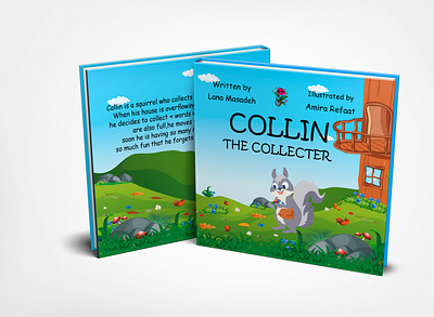 Collin the collector Children book illustration adobe illustrator book cover design book design character design children book illustration childrenbook creative story design english graphic design illustration illustrator vector