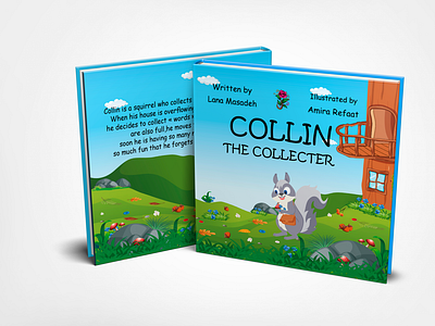 Collin the collector Children book illustration