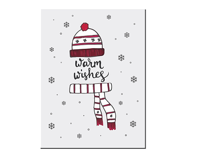 Holiday Card adobe illustrator cc calligraphy design illustration pen and ink typography