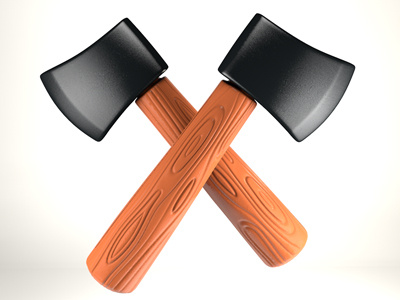 Timber tools 3d axe tool toys