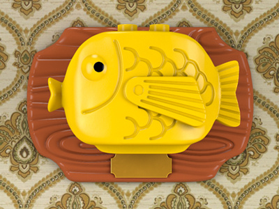 Lego Fish 3d fish lego modelling texture toy wallpaper wood yellow
