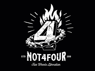 Not4four T-shirt Print
