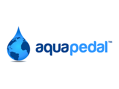Aquapedal Logo branding flat identity illustrator logo logos skeuomorph skeuomorphic