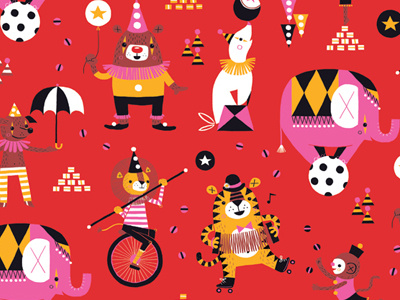 Circus Hero Pattern