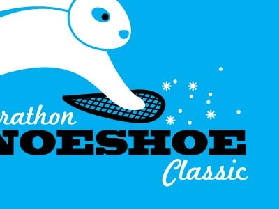 Snoeshoe Concept bunny snoeshoe snow turquoise