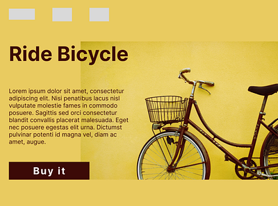 Bike Marketing Webpage bike marketing ui ux