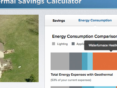 WaterFurnace Savings Calculator chart geothermal graph hover savings calculator waterfurnace