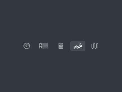 Tabbed Application Icons