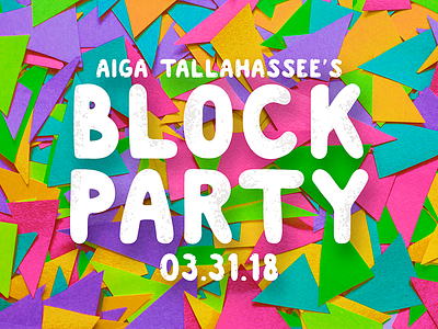 Block Party aiga block party paper photograph spring summer tallahassee