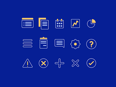 Data Icons app crm dashboard data document files flat iconography icons illustration lines vector