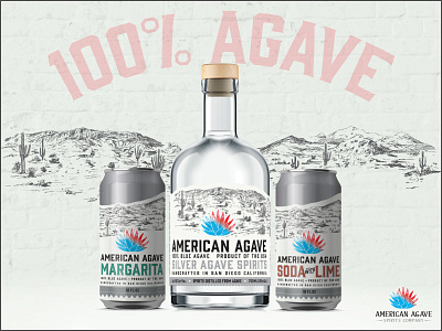 American Agave branding design graphic design illustration