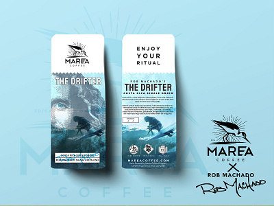 Marea Coffee branding design desing graphic design illustration logo packaging desing vector
