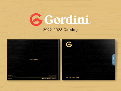 22-23 Gordini Gloves Catalog branding design graphic design illustration logo packaging desing typography vector