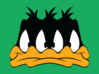 Daffy adobe cartoon character daffy design duck illustrator looney toons
