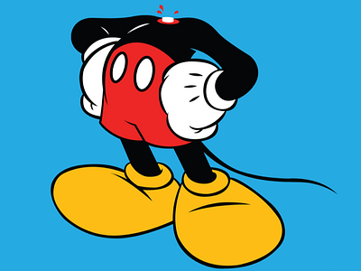 Mickey adobe animation cartoon character design disney illustrator mickey mouse
