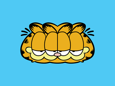 Lasagna Cat adobe cartoon cat character comic garfield illustrator
