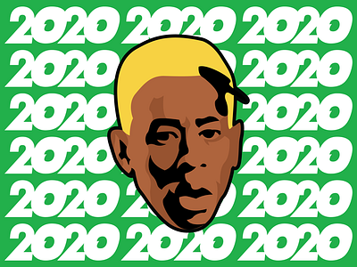 IGOR 2020 2020 VISION 2020 adobe design drawing graphic green illustration illustrator sticker white yellow