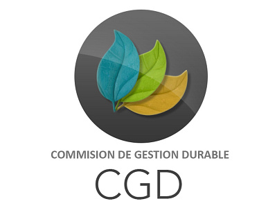 CGD Logo glass leaf leaves logo three trio