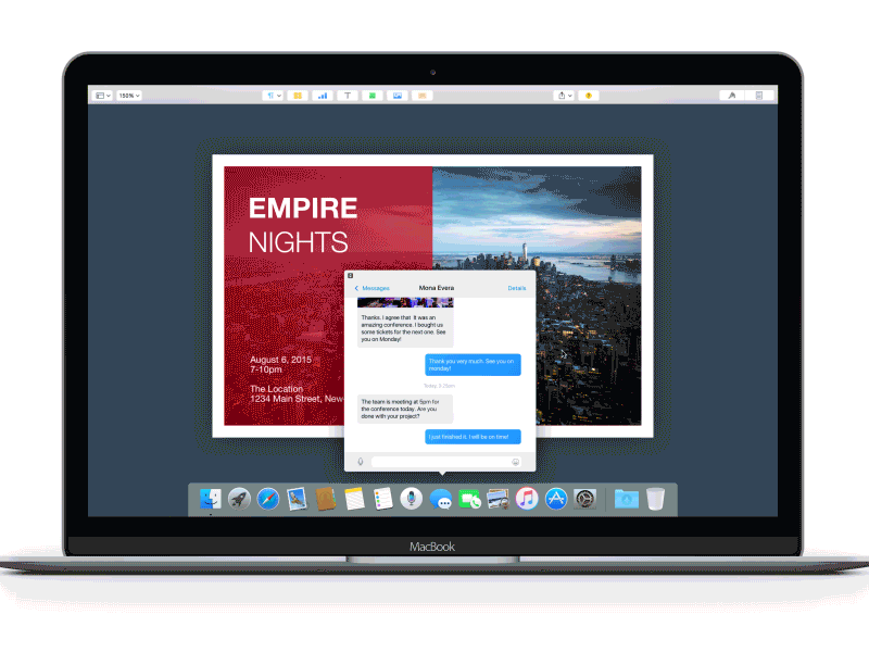 El Capitan - Quick app access access animation apple capitan mac osx preview quick swipe windows yosemite