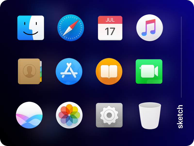 mac dock icons