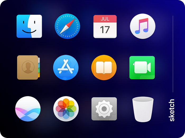 Mac OS dock icons vectorized by Aurélien Salomon UX on Dribbble