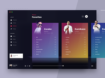 Apple Music Slides Concept