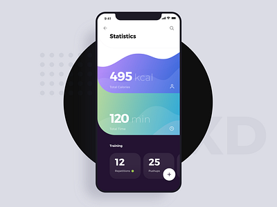 Data Visualization UI Kit analytics app charts dashboard data design flat info infographics interface ios list statistics stats ui visualization