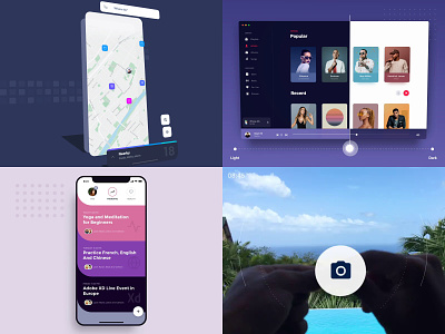 Best shots of 2018 animation app ar clean elegant flat interface ios itunes mac material mobile motion mucis round simple ui vr