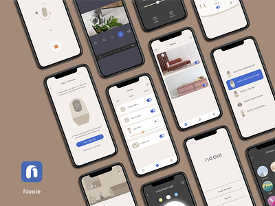 Nooie app design ui