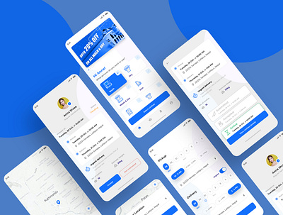 Laundry App Design app branding laundry laundry app map mobile ui ui uiux