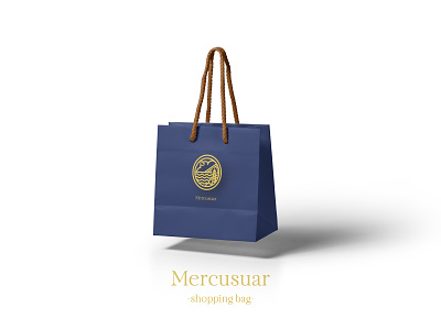 Mercusuar Shopping Bag bag mockup brand branding design design agency flat honnun logo mercusuar mockup bundle