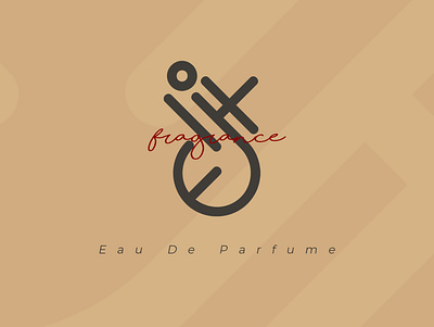 Logo Rebranding for eXO - 1 Eau De Parfume Fragrance brown fragrance logo gold logo logo design parfume logo rebrand rebranding red