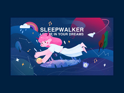 Sleepwalker illustration