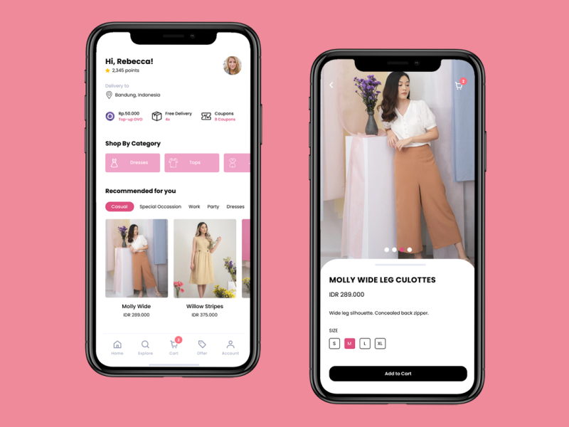 E-Commerce Fashion App | Mobile by Bala Putra Dewa on Dribbble