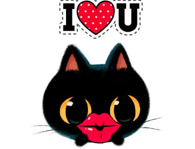 Be My Valentine😻🌹💌 cat catlover character characters cute design emoji heart illustration imessage stickers lips photoshop stickers stickers for imessage valentine valentines