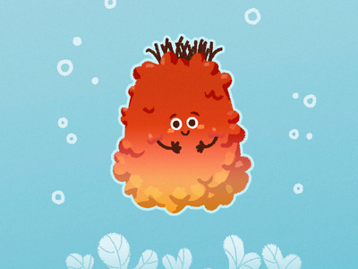 sea food🐡🐙🦑🦐♡ character cute doodle illustration photoshop sea creature seafood