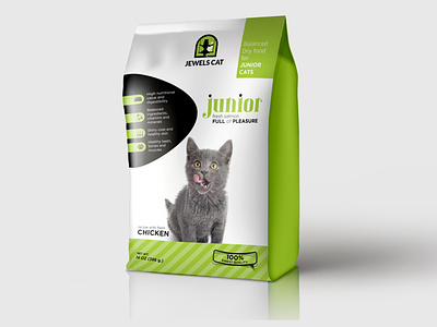 Pet Food Packaging Design for Jewels Cat