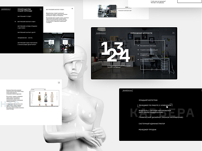 Website for Samsonika - online projects for Helen Marlen Group digital e commerce ecommerce fashion interective site ui uiux web web design webdesign website
