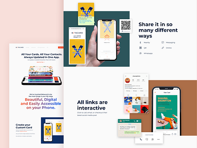 Betacard Features Landing Page