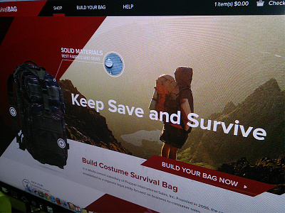 Outdoor Custom Bags build costume bag custom web outdoor web red website web application website design