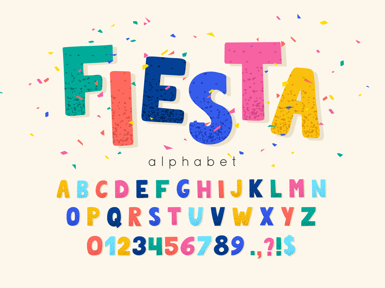 Fiesta and Festival Alphabet by Anna on Dribbble