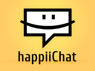Happii Chat logo yellow