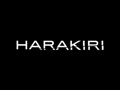 Harakiri black logo white