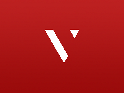 Venessa logo personal red v