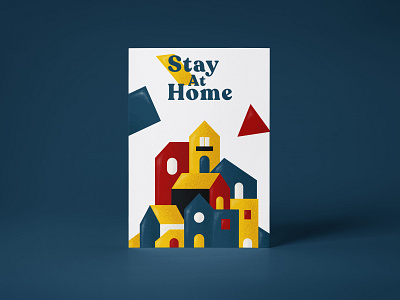 Stay At Home | Minimalist and Cool Poster Design