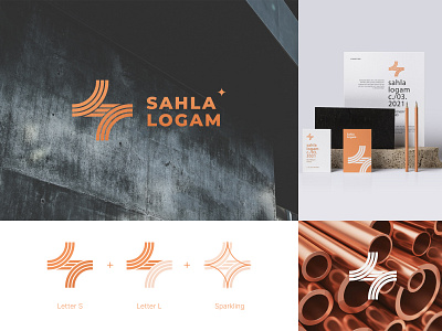 Sahla Logam Logo and Brand Identity Concept